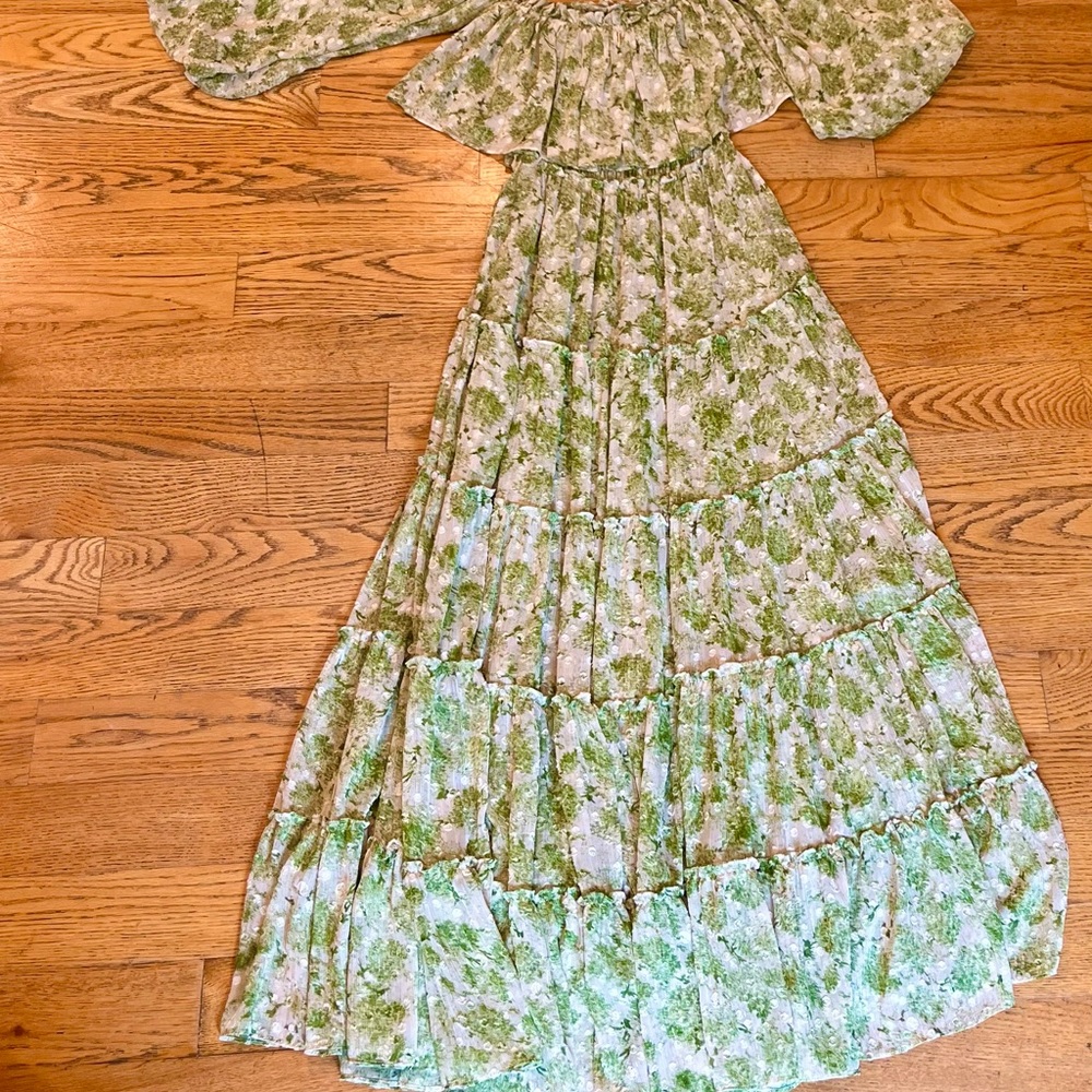 Misa Los Angeles off-the-shoulder midi dress. Size medium. - Picture 6 of 8